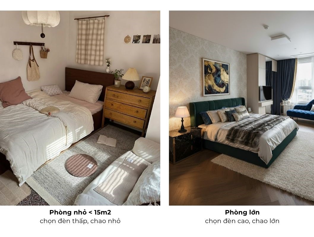 3. CÁCH CHỌN ĐÈN NGỦ ĐỂ BÀN THÂN KIM LOẠI PHÙ HỢP VỚI KHÔNG GIAN CỦA BẠN