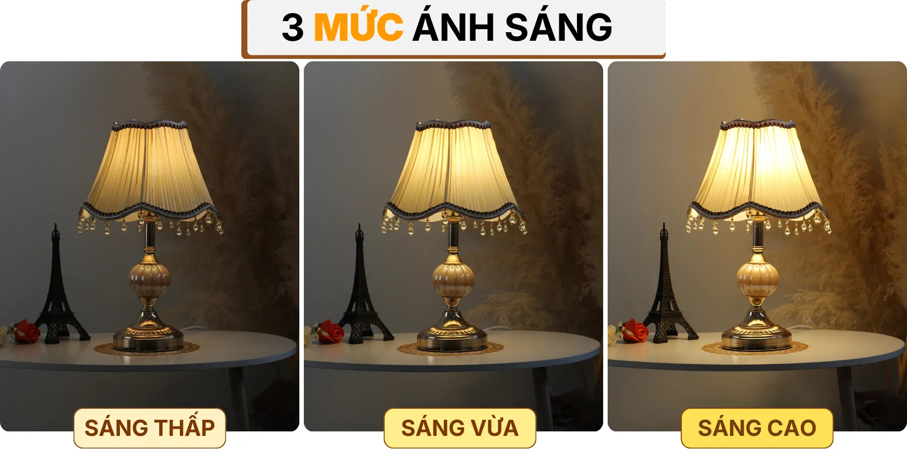 4. HIỆU ỨNG ÁNH SÁNG ĐÈN NGỦ ĐỂ BÀN CD1