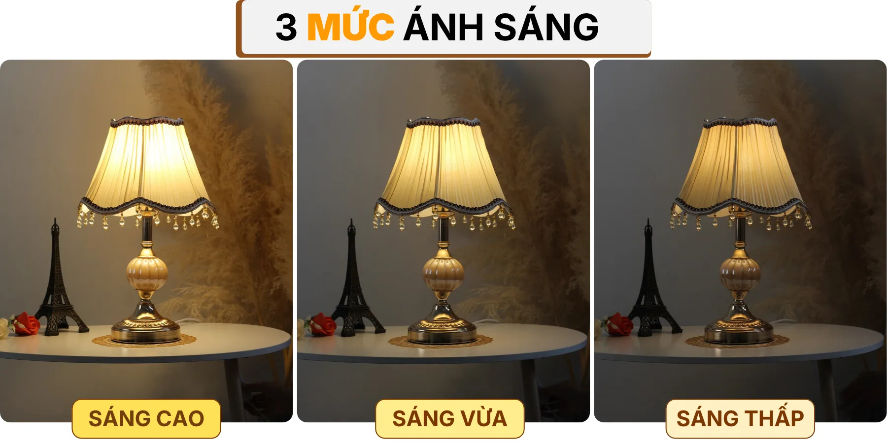 4. HIỆU ỨNG ÁNH SÁNG ĐÈN NGỦ ĐỂ BÀN CD1