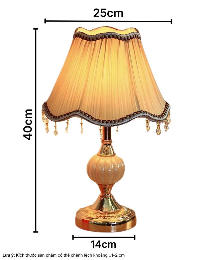 3. THÔNG SỐ KỸ THUẬT ĐÈN NGỦ ĐỂ BÀN CD1