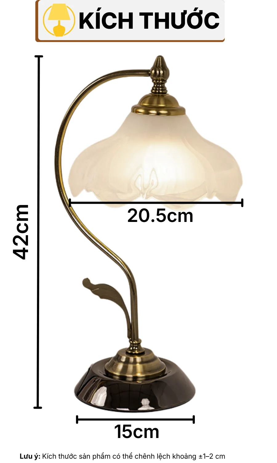 THÔNG SỐ KỸ THUẬT ĐÈN NGỦ ĐỂ BÀN CD2