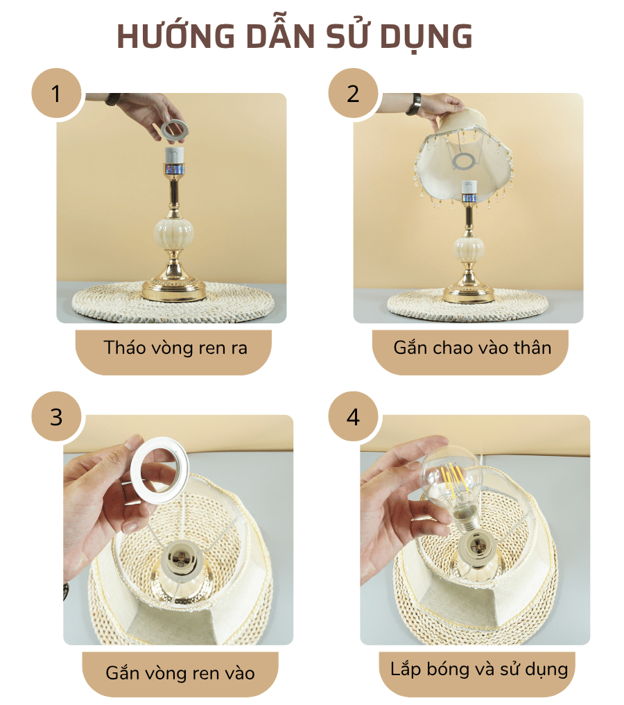 3. Đèn ngủ để bàn mã CD1 sử dụng như thế nào?