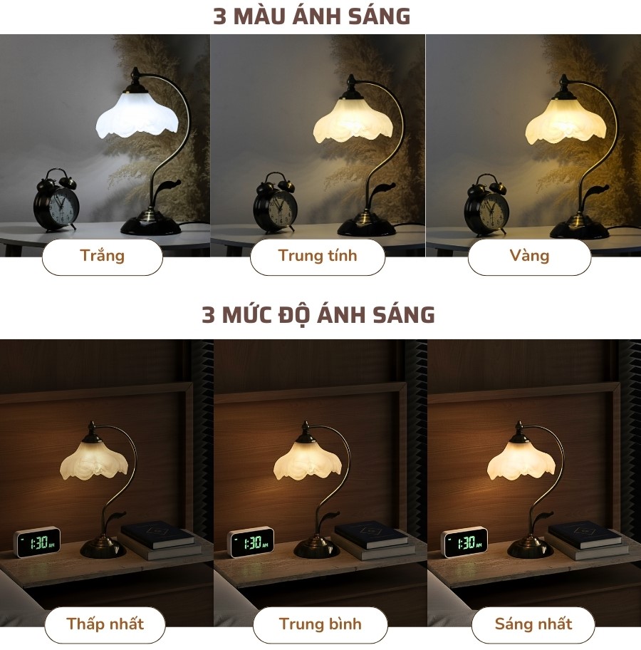 2. Thông số kĩ thuật đèn ngủ để bàn mã CD2