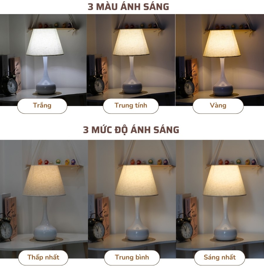 2. Thông số kĩ thuật đèn ngủ để bàn mã T3