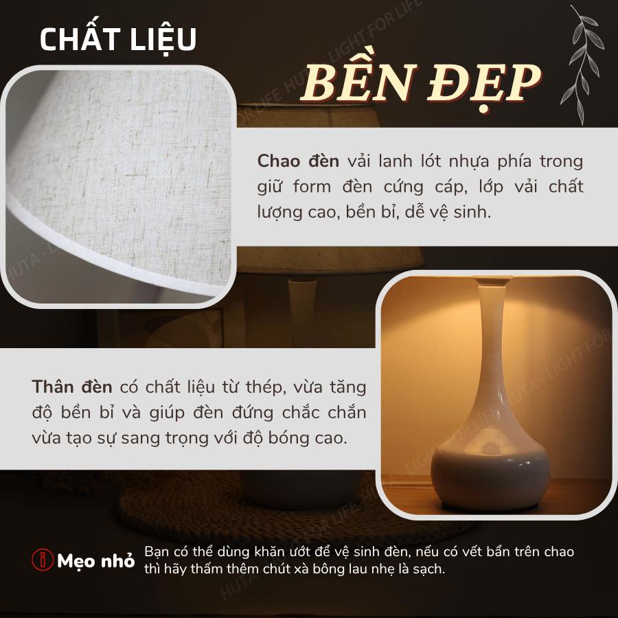 1. Đèn ngủ để bàn mã T3 có gì nổi bật?