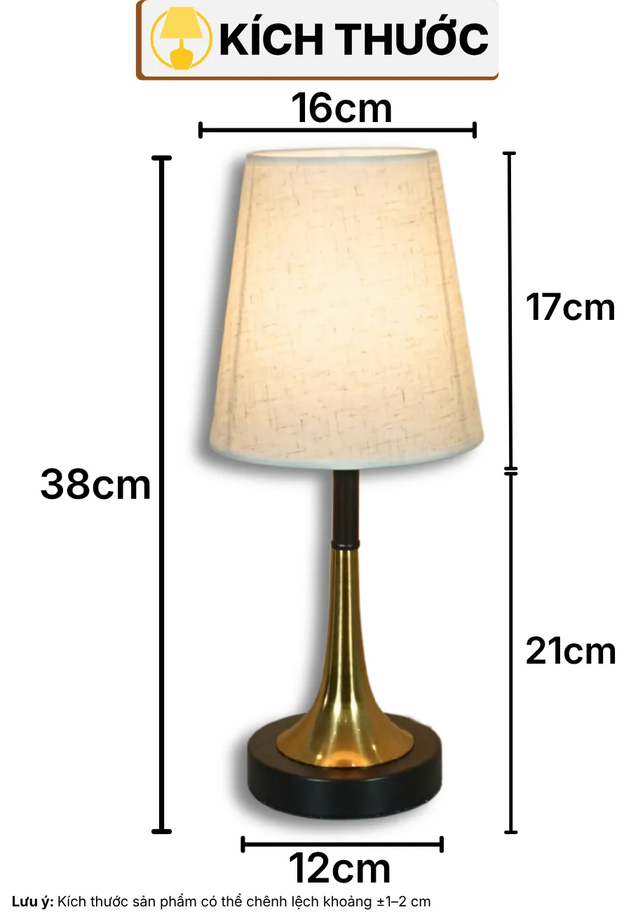 THÔNG SỐ KỸ THUẬT ĐÈN NGỦ ĐỂ BÀN T5S