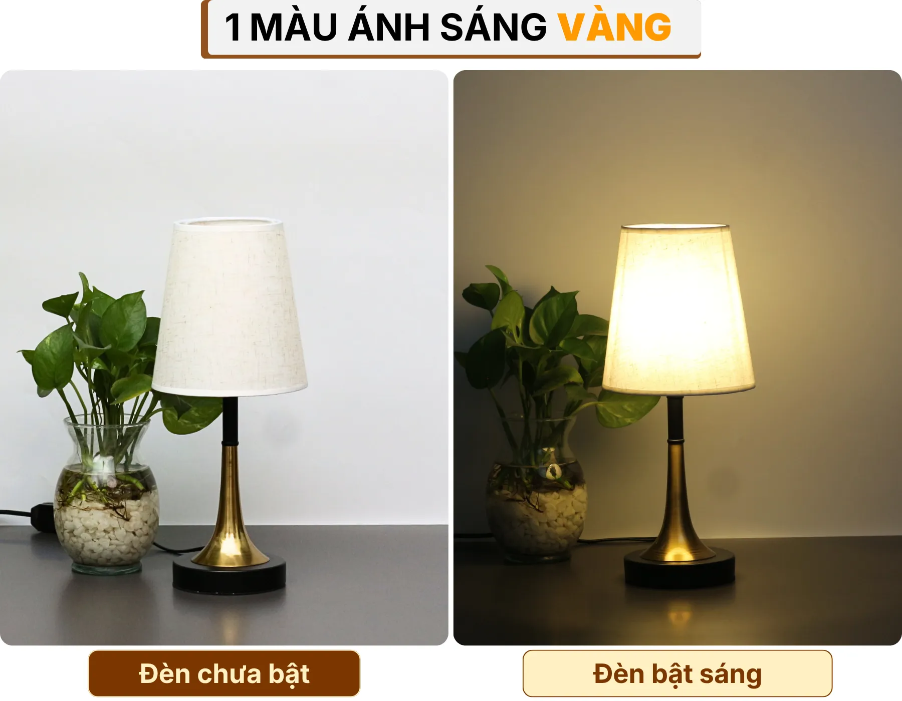 4. HIỆU ỨNG ÁNH SÁNG ĐÈN NGỦ ĐỂ BÀN T5S