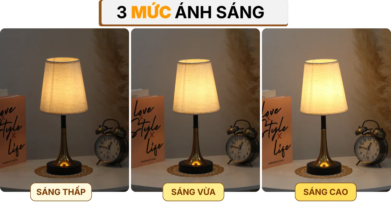 4. HIỆU ỨNG ÁNH SÁNG ĐÈN NGỦ ĐỂ BÀN T5S
