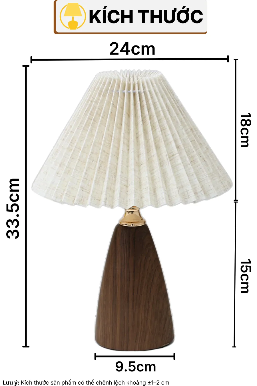 THÔNG SỐ KỸ THUẬT ĐÈN NGỦ ĐỂ BÀN T10