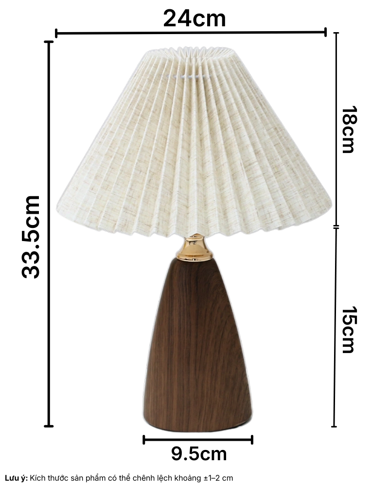 3. THÔNG SỐ KỸ THUẬT ĐÈN NGỦ ĐỂ BÀN T10