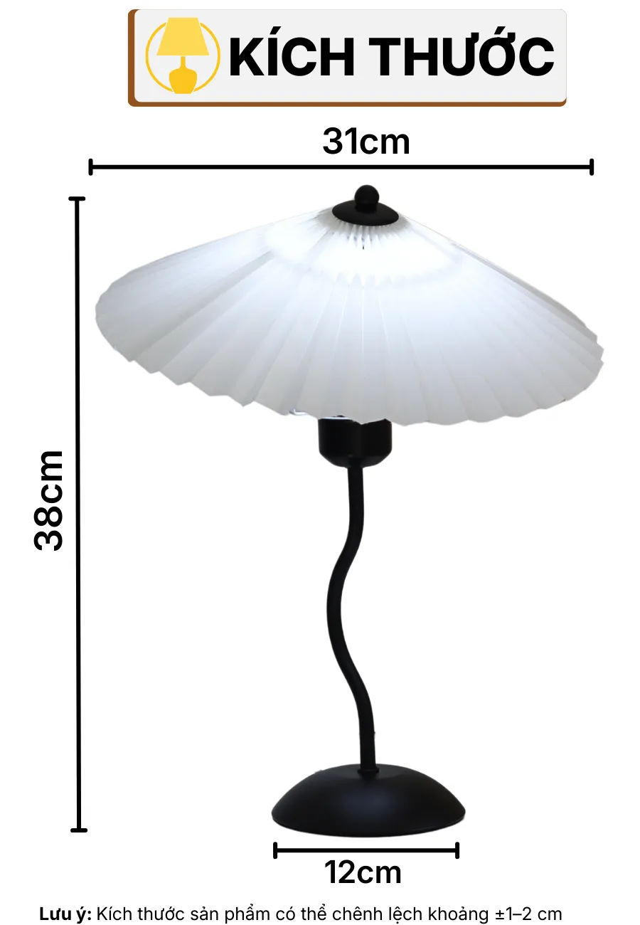 THÔNG SỐ KỸ THUẬT ĐÈN NGỦ ĐỂ BÀN T11