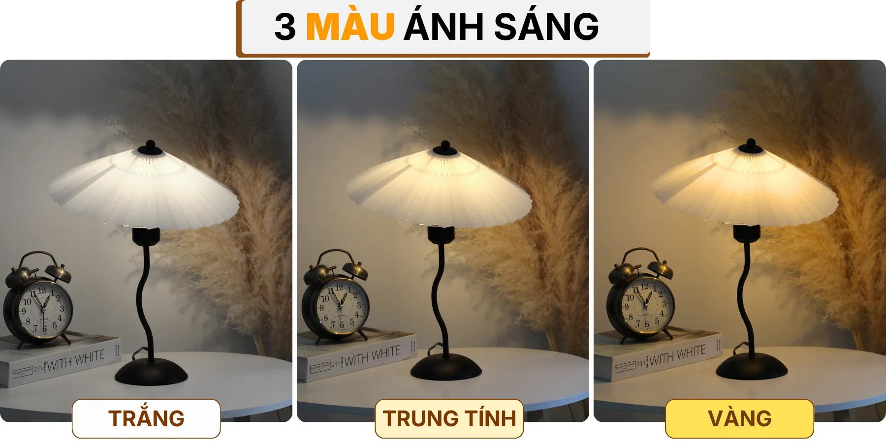 4. HIỆU ỨNG ÁNH SÁNG ĐÈN NGỦ ĐỂ BÀN T11