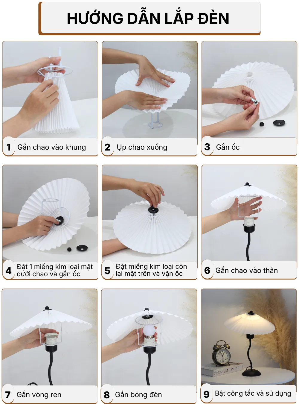 4. HIỆU ỨNG ÁNH SÁNG ĐÈN NGỦ ĐỂ BÀN T11