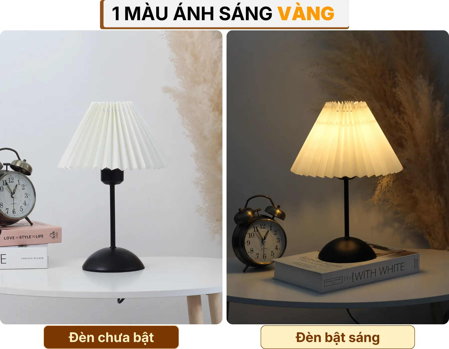 4. HIỆU ỨNG ÁNH SÁNG ĐÈN NGỦ ĐỂ BÀN T13