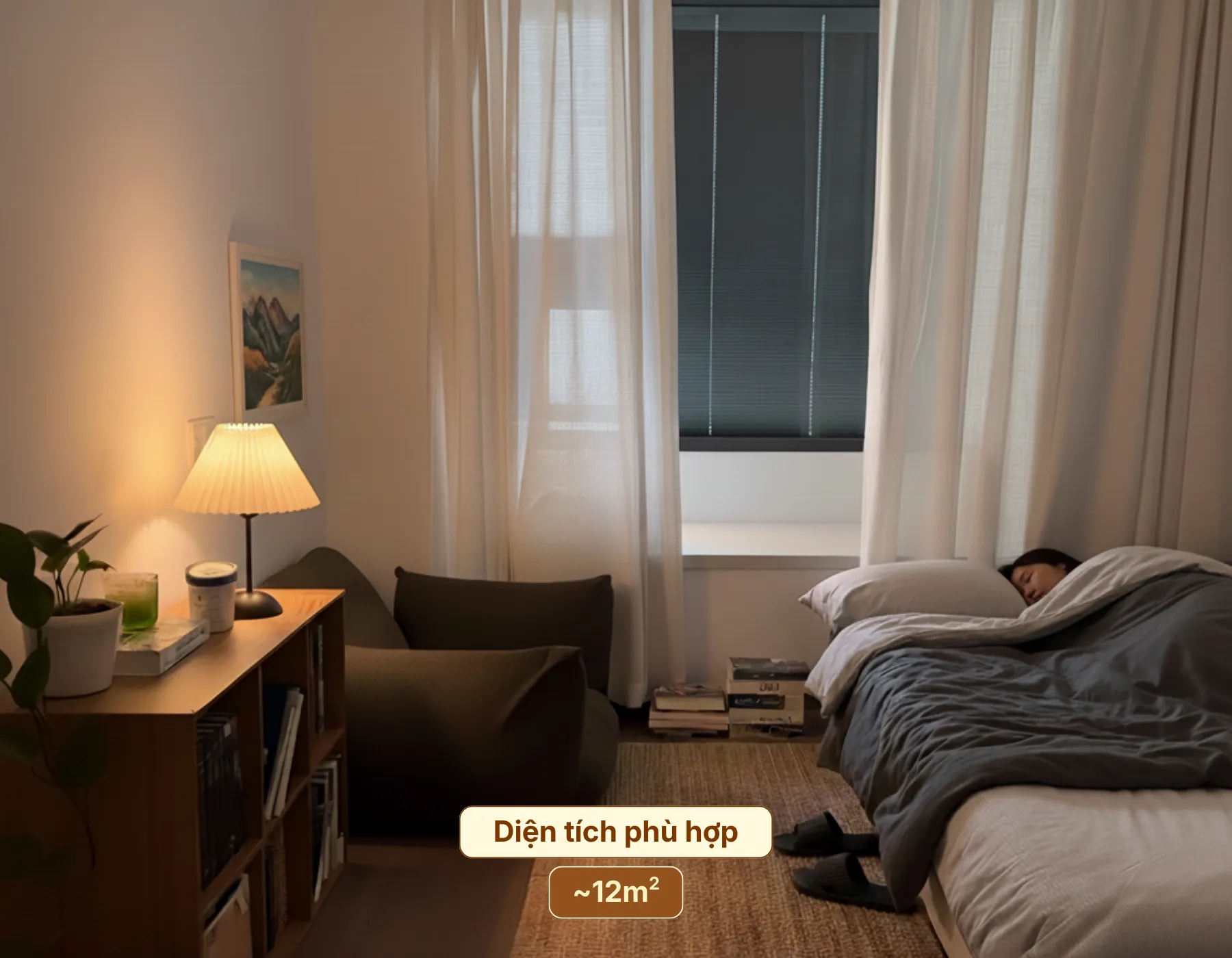 6. KHÔNG GIAN PHÙ HỢP VỚI ĐÈN NGỦ ĐỂ BÀN T13