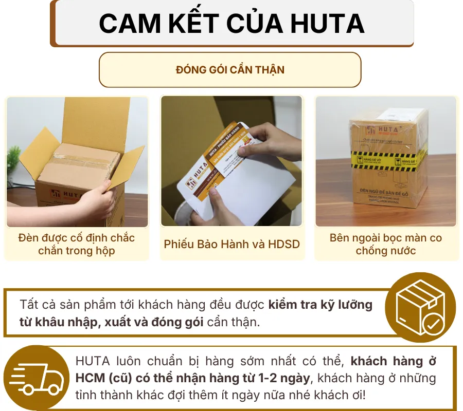 7. CHÍNH SÁCH BẢO HÀNH VÀ CAM KẾT CỦA HUTA