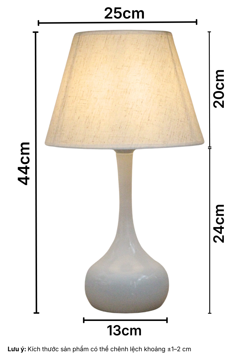 3. THÔNG SỐ KỸ THUẬT ĐÈN NGỦ ĐỂ BÀN T3