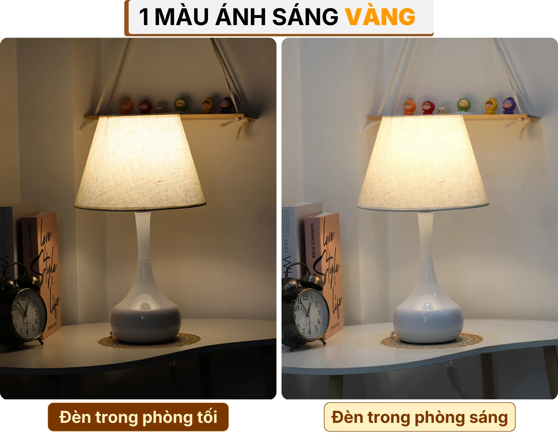 4. HIỆU ỨNG ÁNH SÁNG ĐÈN NGỦ ĐỂ BÀN T3