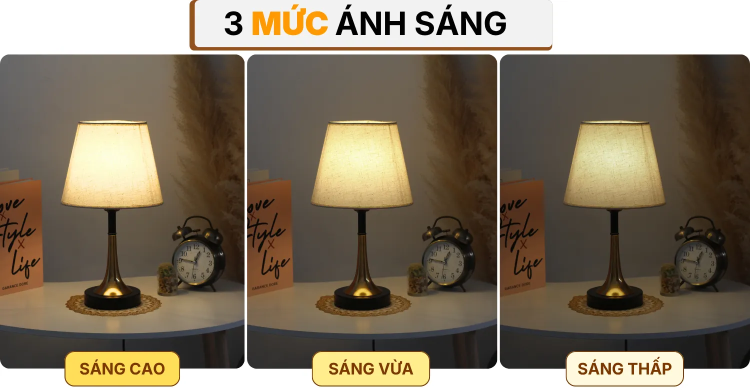 4. HIỆU ỨNG ÁNH SÁNG ĐÈN NGỦ ĐỂ BÀN T5