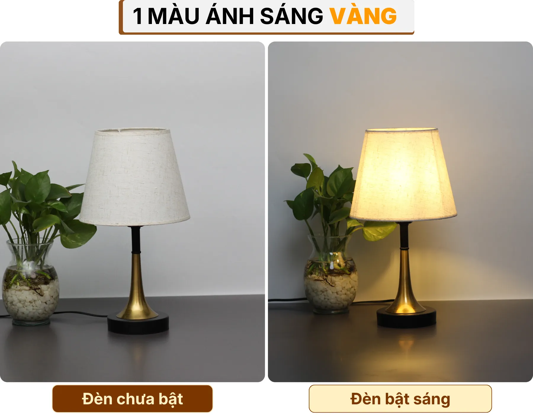 4. HIỆU ỨNG ÁNH SÁNG ĐÈN NGỦ ĐỂ BÀN T5