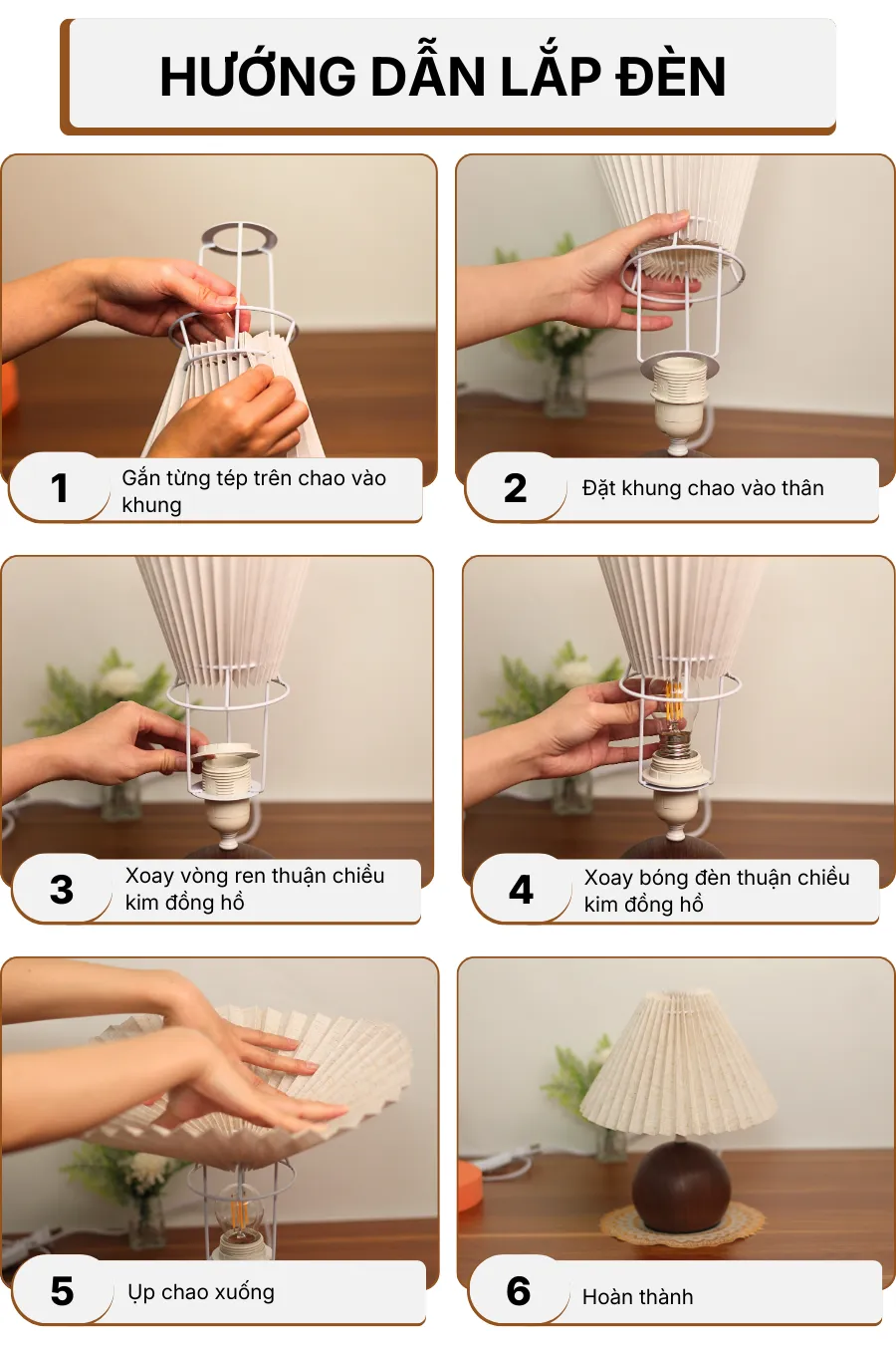 4. HIỆU ỨNG ÁNH SÁNG ĐÈN NGỦ ĐỂ BÀN T8