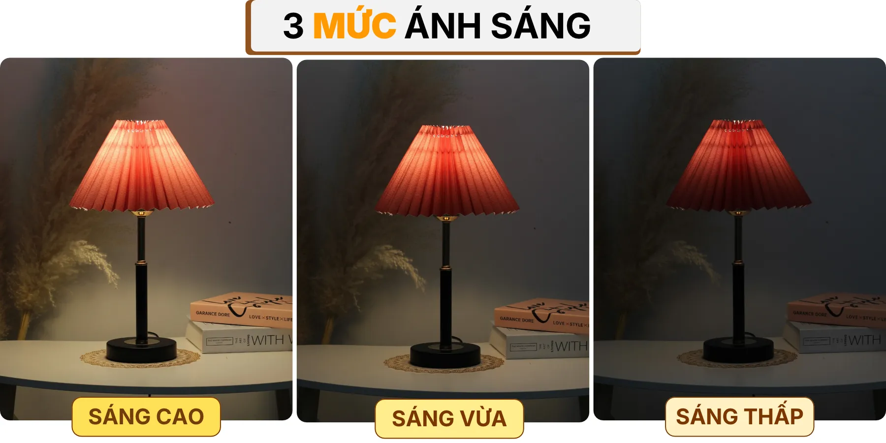 4. HIỆU ỨNG ÁNH SÁNG ĐÈN NGỦ ĐỂ BÀN T9