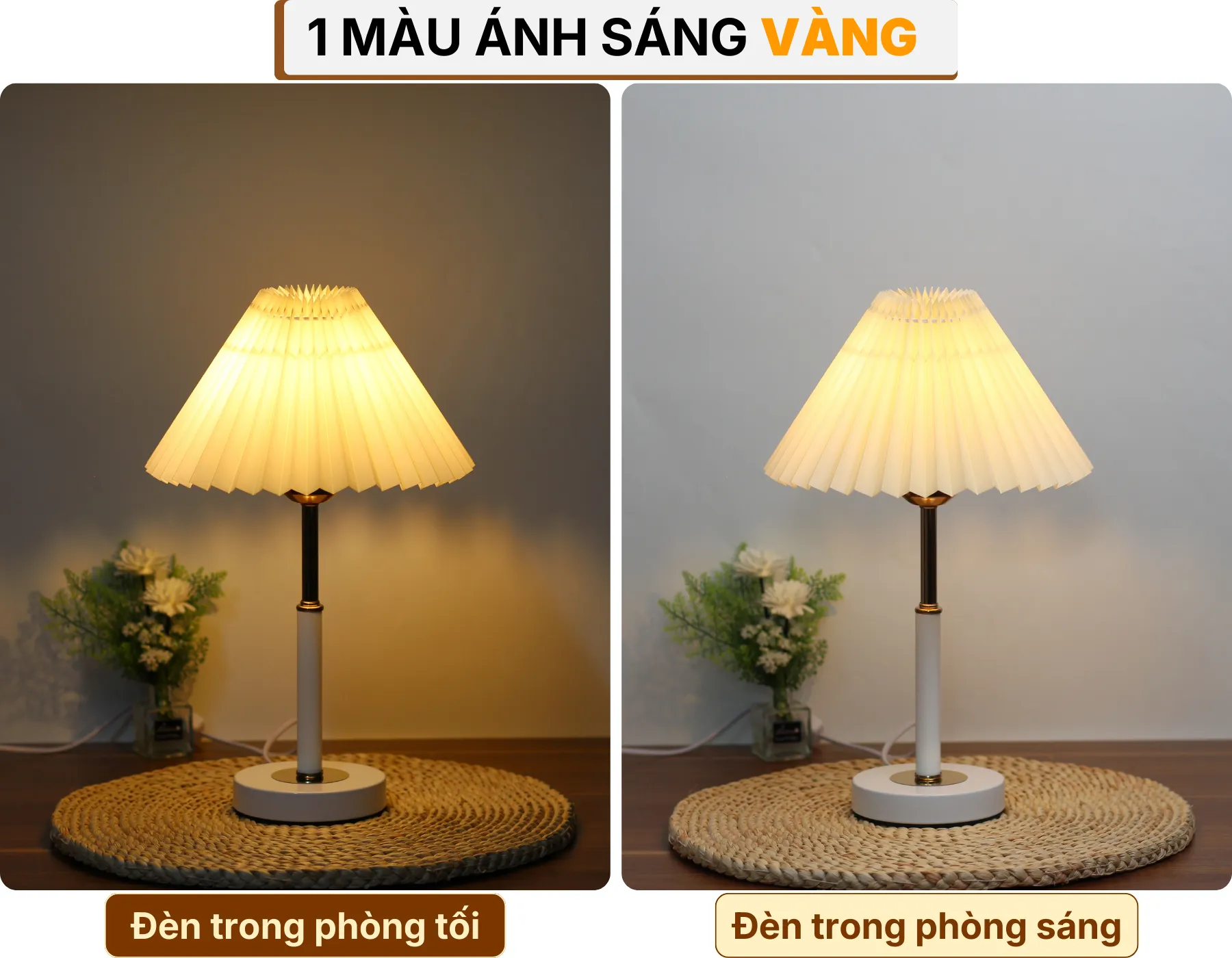 4. HIỆU ỨNG ÁNH SÁNG ĐÈN NGỦ ĐỂ BÀN T9