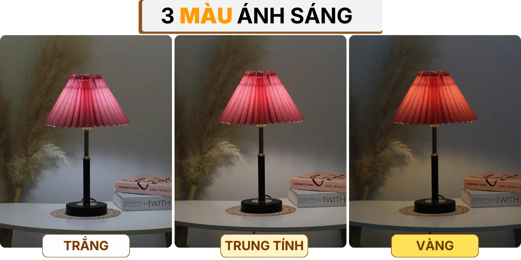 4. HIỆU ỨNG ÁNH SÁNG ĐÈN NGỦ ĐỂ BÀN T9