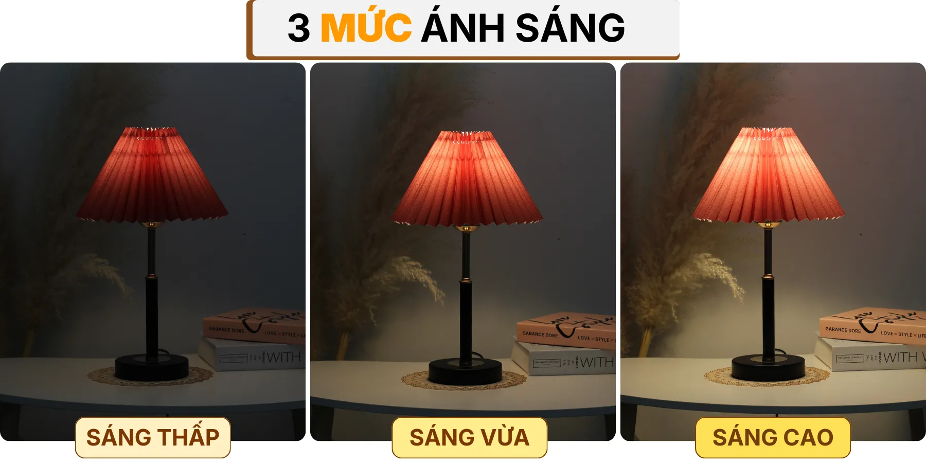 4. HIỆU ỨNG ÁNH SÁNG ĐÈN NGỦ ĐỂ BÀN T9