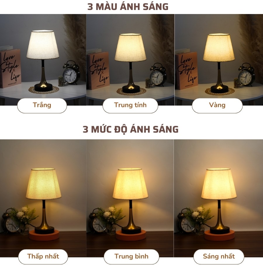 2. Thông số kĩ thuật đèn ngủ để bàn mã T5