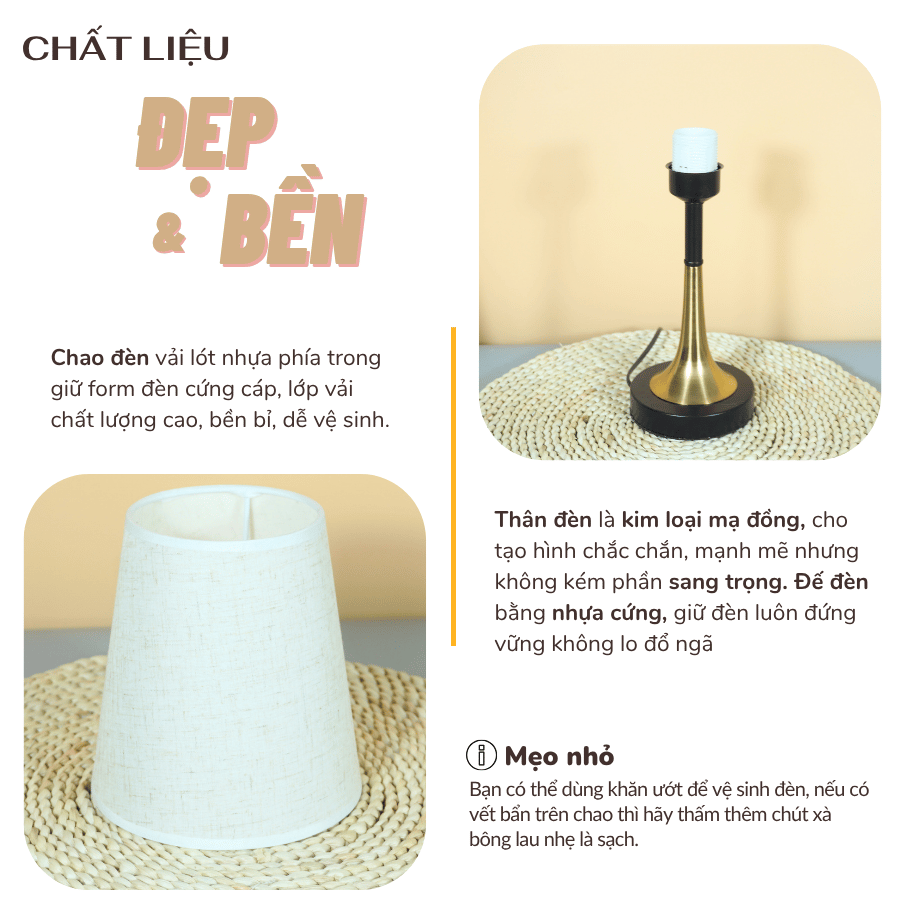 1. Đèn ngủ để bàn mã T5 có gì nổi bật?