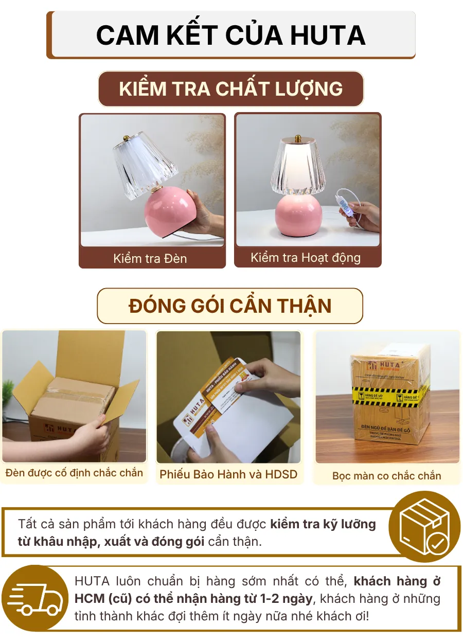 7. CHÍNH SÁCH BẢO HÀNH VÀ CAM KẾT CỦA HUTA