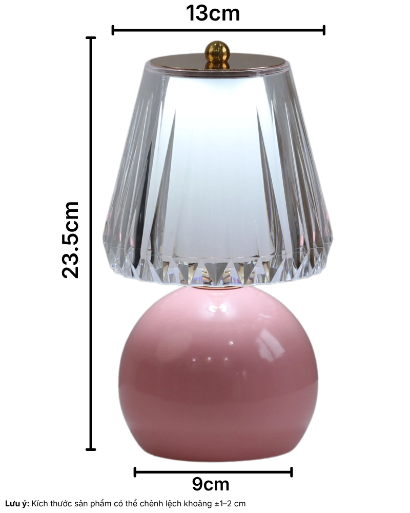 3. THÔNG SỐ KỸ THUẬT ĐÈN NGỦ ĐỂ BÀN T12