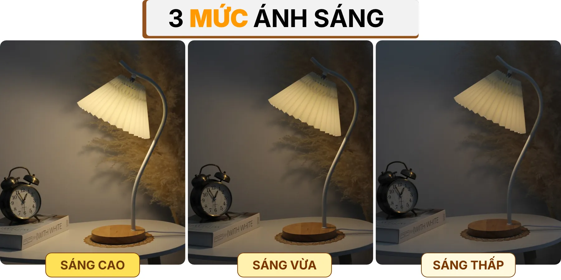 4. HIỆU ỨNG ÁNH SÁNG ĐÈN NGỦ ĐỂ BÀN T14