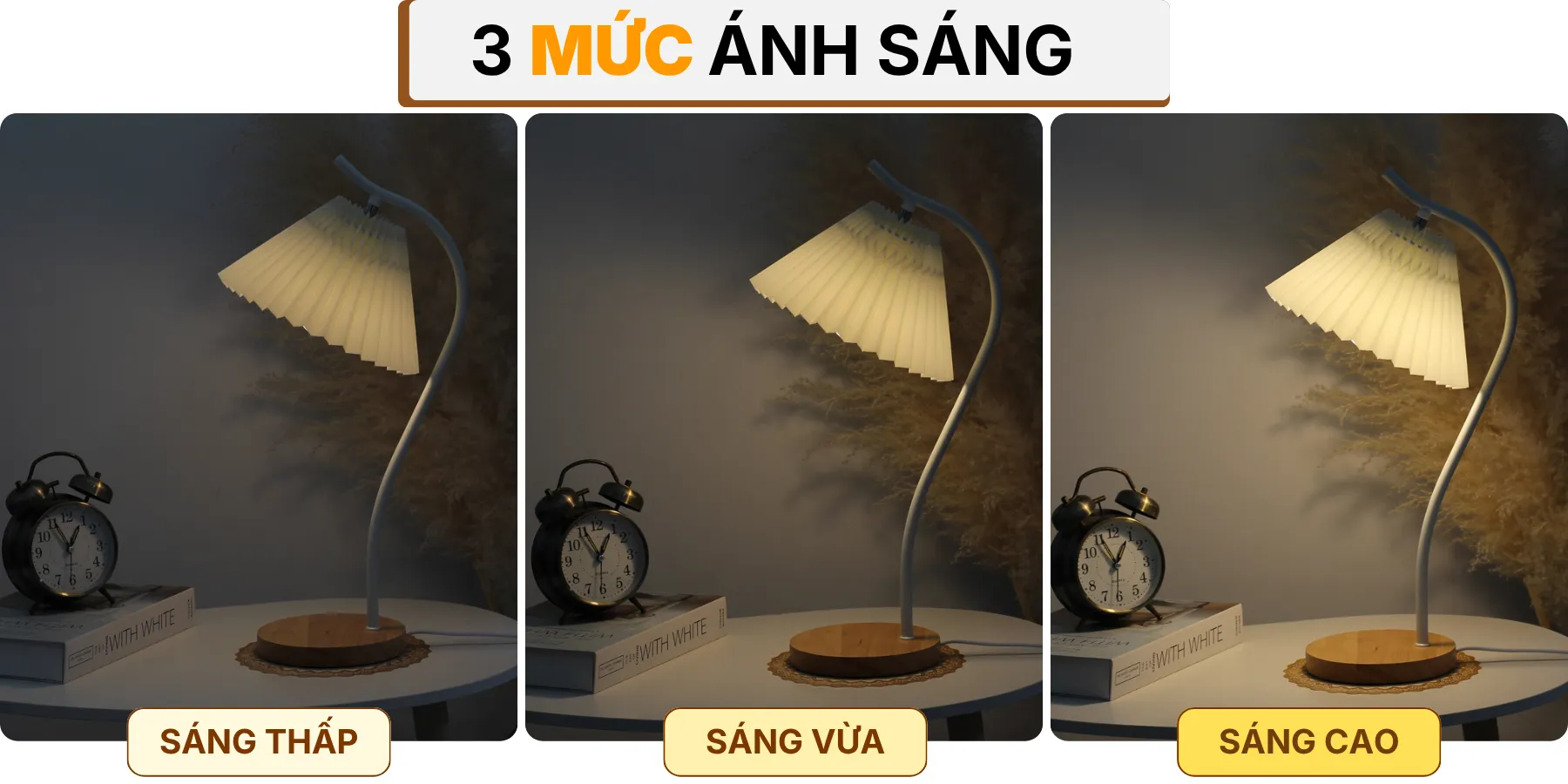 4. HIỆU ỨNG ÁNH SÁNG ĐÈN NGỦ ĐỂ BÀN T14