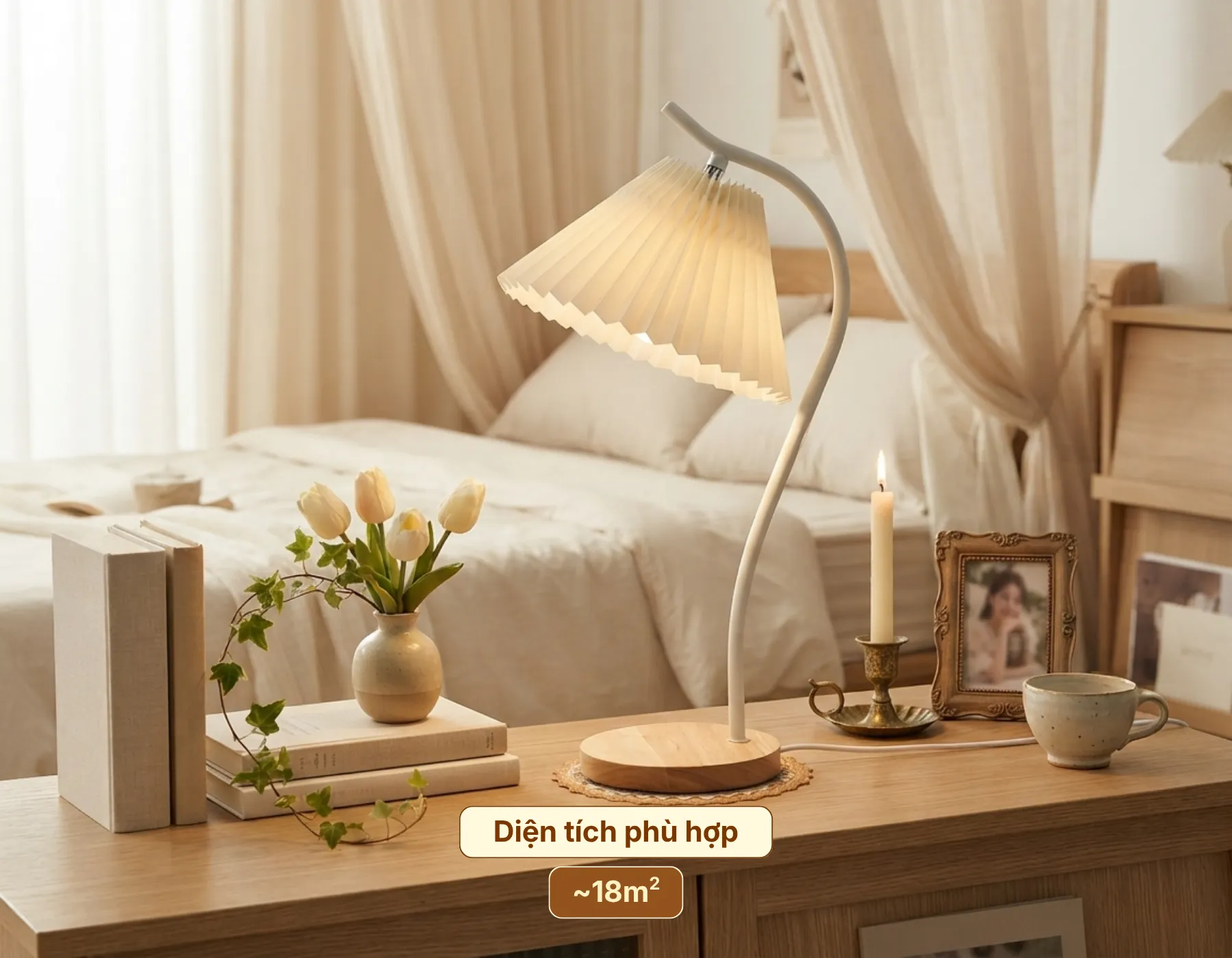 6. KHÔNG GIAN PHÙ HỢP VỚI ĐÈN NGỦ ĐỂ BÀN T14