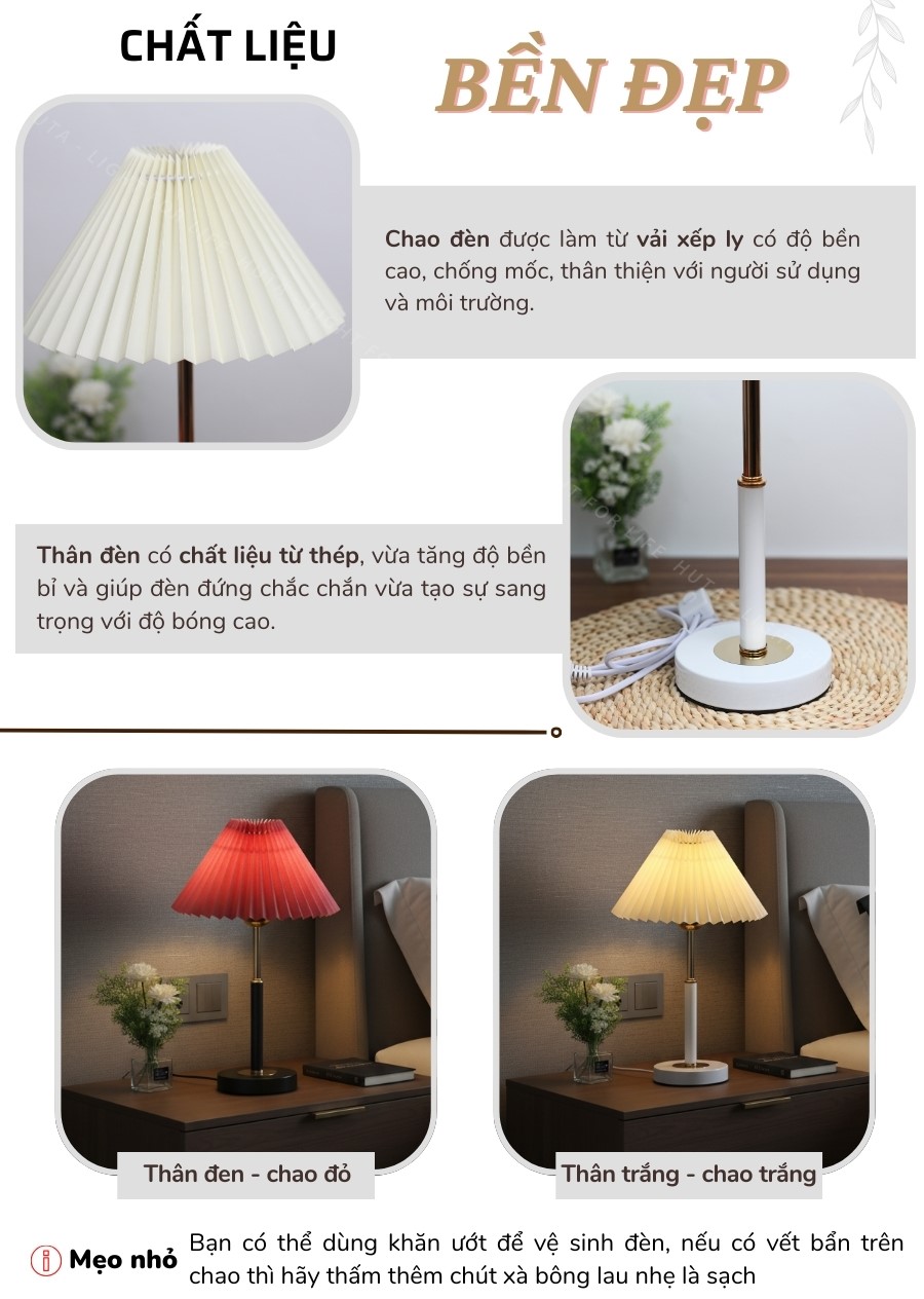 1. Đèn ngủ để bàn mã T9 có gì nổi bật?