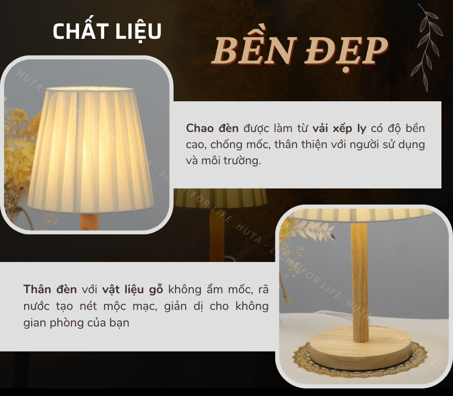 1. Đèn ngủ để bàn mã G4 có gì nổi bật?