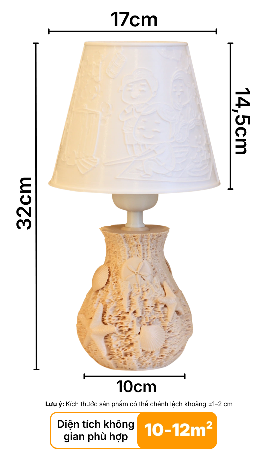3. THÔNG SỐ KỸ THUẬT ĐÈN NGỦ IN 3D NS