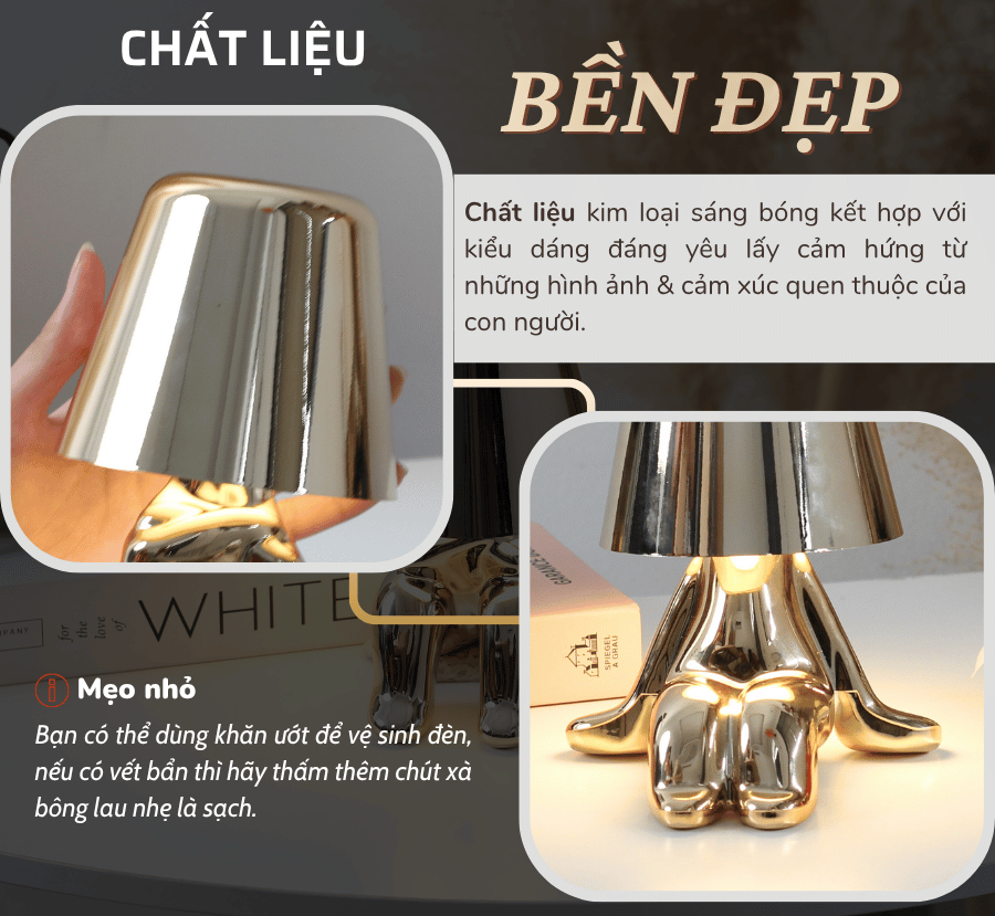 1. Đèn bàn trang trí mã BOO có gì nổi bật?