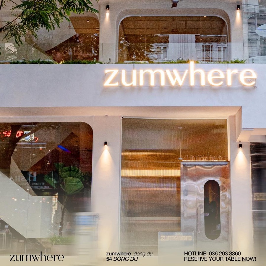 Zumwhere Đông Du - Tinh hoa ẩm thực, đẳng cấp không gian