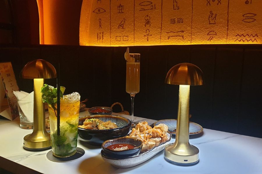 HUTA Cung Cấp Đèn Bàn Quán Bar Cho LOOP1 - Cocktail Bar & Kitchen