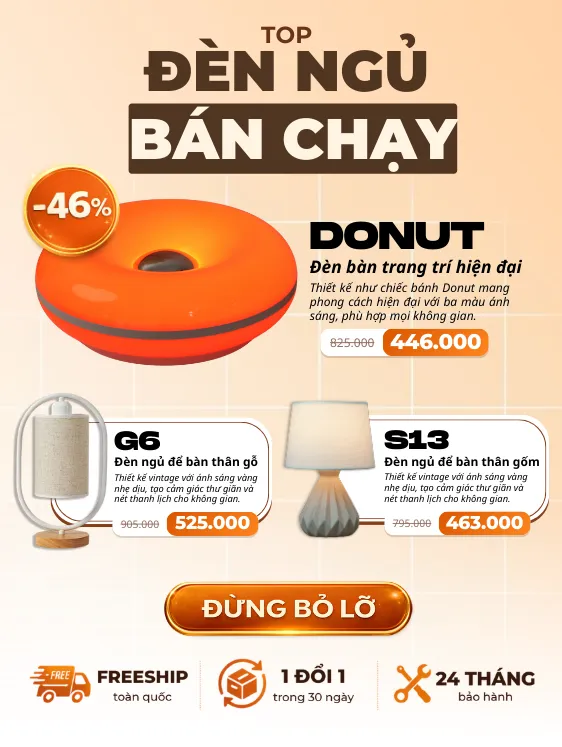 TOP SẢN PHẨM BÁN CHẠY - HUTA LIGHT FOR LIFE