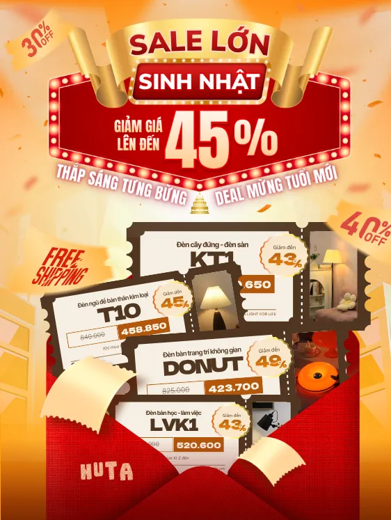 TOP SẢN PHẨM BÁN CHẠY - HUTA LIGHT FOR LIFE