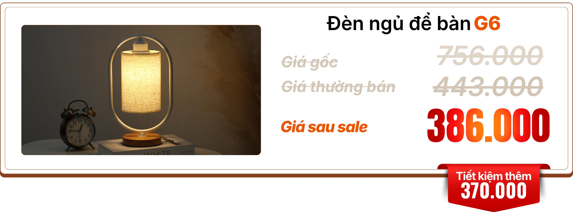 Đèn ngủ để bàn G6