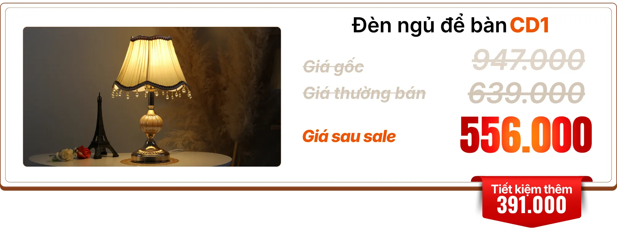 Đèn ngủ để bàn CD1