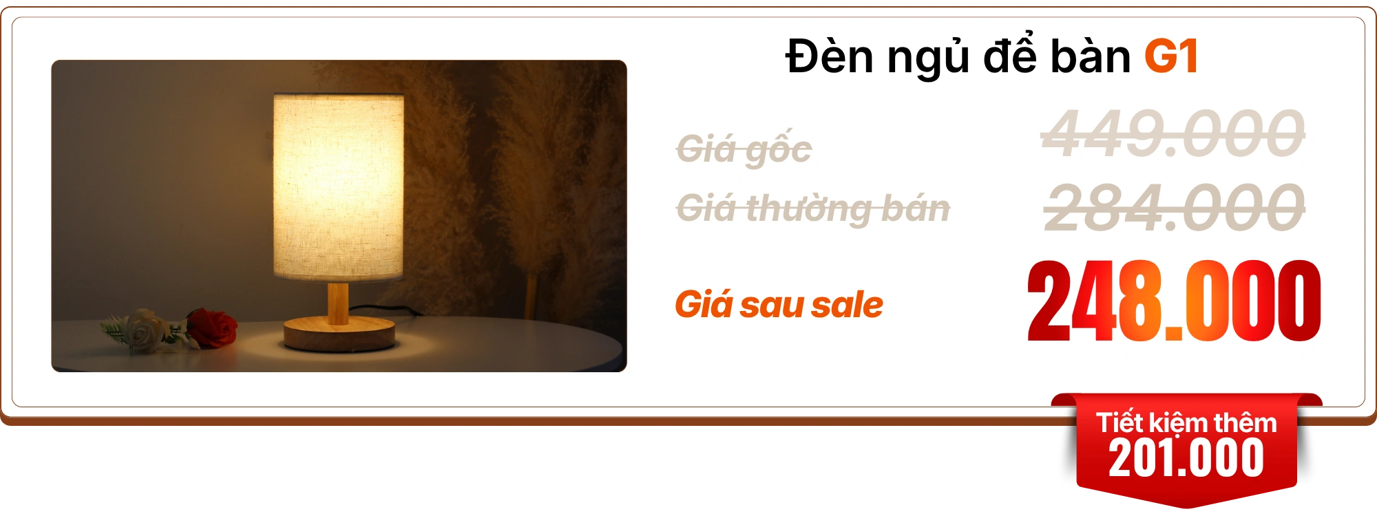 Đèn ngủ để bàn G1