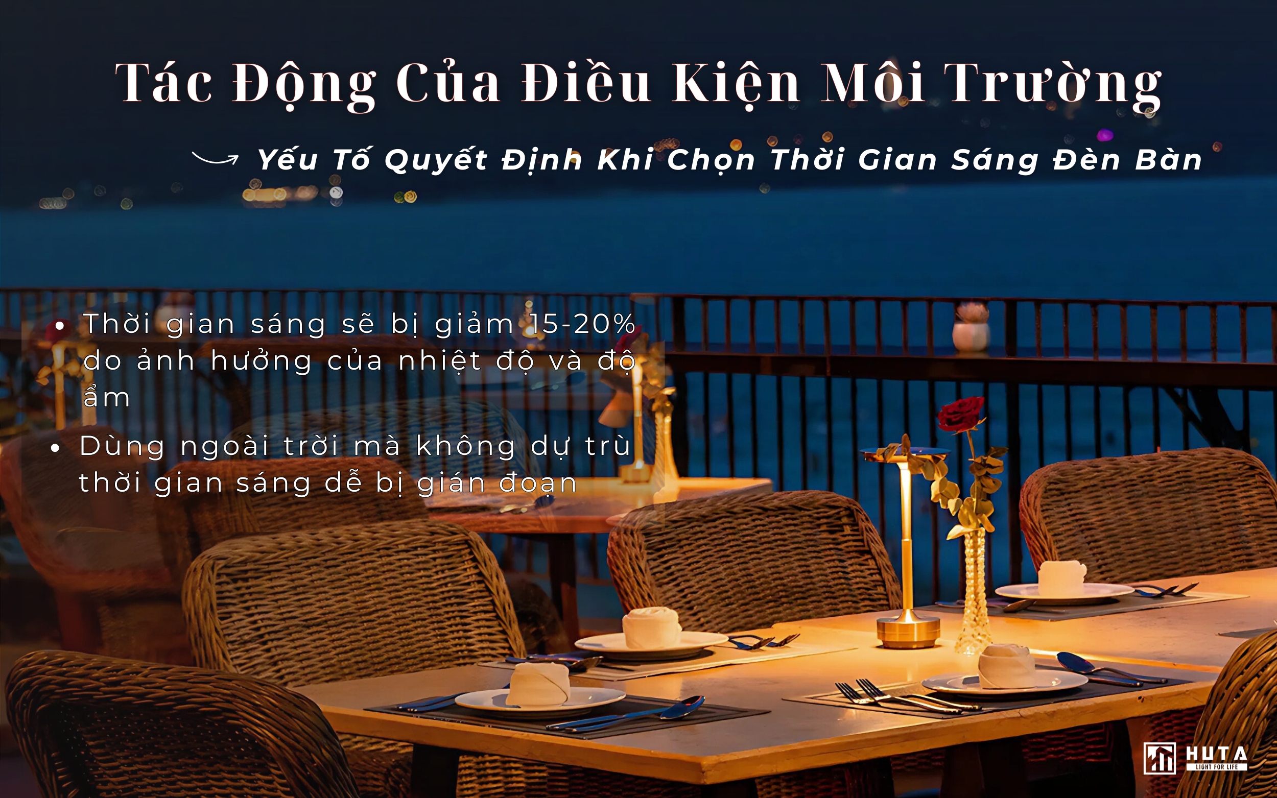 Tác động của điều kiện môi trường