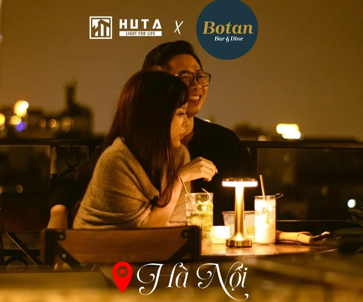 Hình Ảnh Đèn Bàn Led Tại Botan Bar & Dine