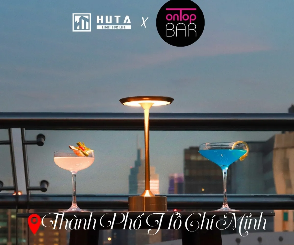 Hình Ảnh Đèn Bàn Led Tại OnTop Bar - Novotel Saigon Centre  